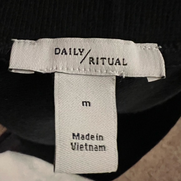 Daily ritual-Women's Terry Cotton and Modal Drawstring Sweatshirt Skirt - Picture 14 of 14